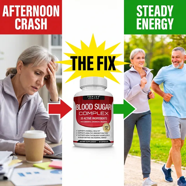 Blood Sugar Complex 20 Vitamins & Minerals Support Overall Health