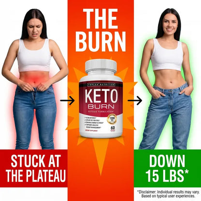 Keto Burn Pills Ketosis - 1200 Mg Ultra Advanced Natural Ketogenic Using Rapsberry Ketone Support Energy