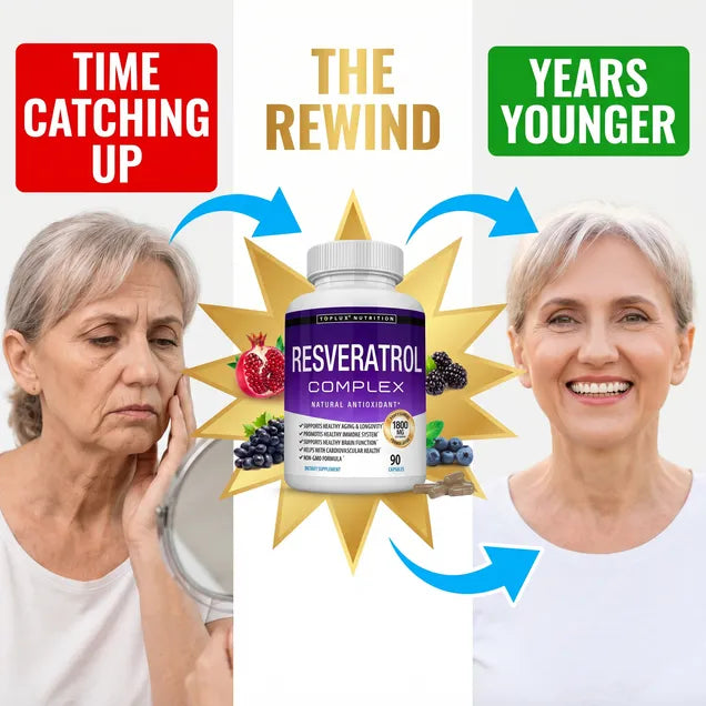 Resveratrol Supplement 1800mg Natural Antioxidant